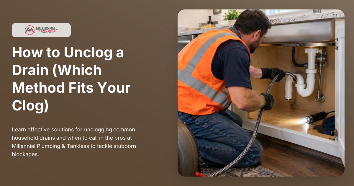 Clearing Clogged Drains: Homeowner Tips & Tricks | Millennial Plumbing ...
