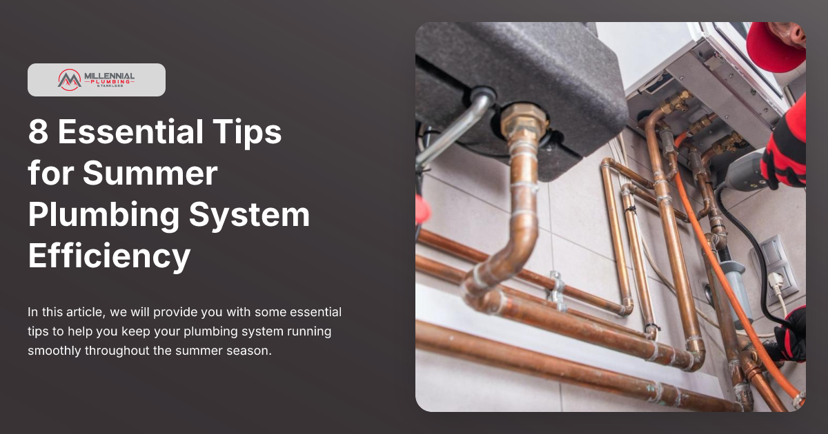 8 Essential Tips for Summer Plumbing System Efficiency | Millennial ...